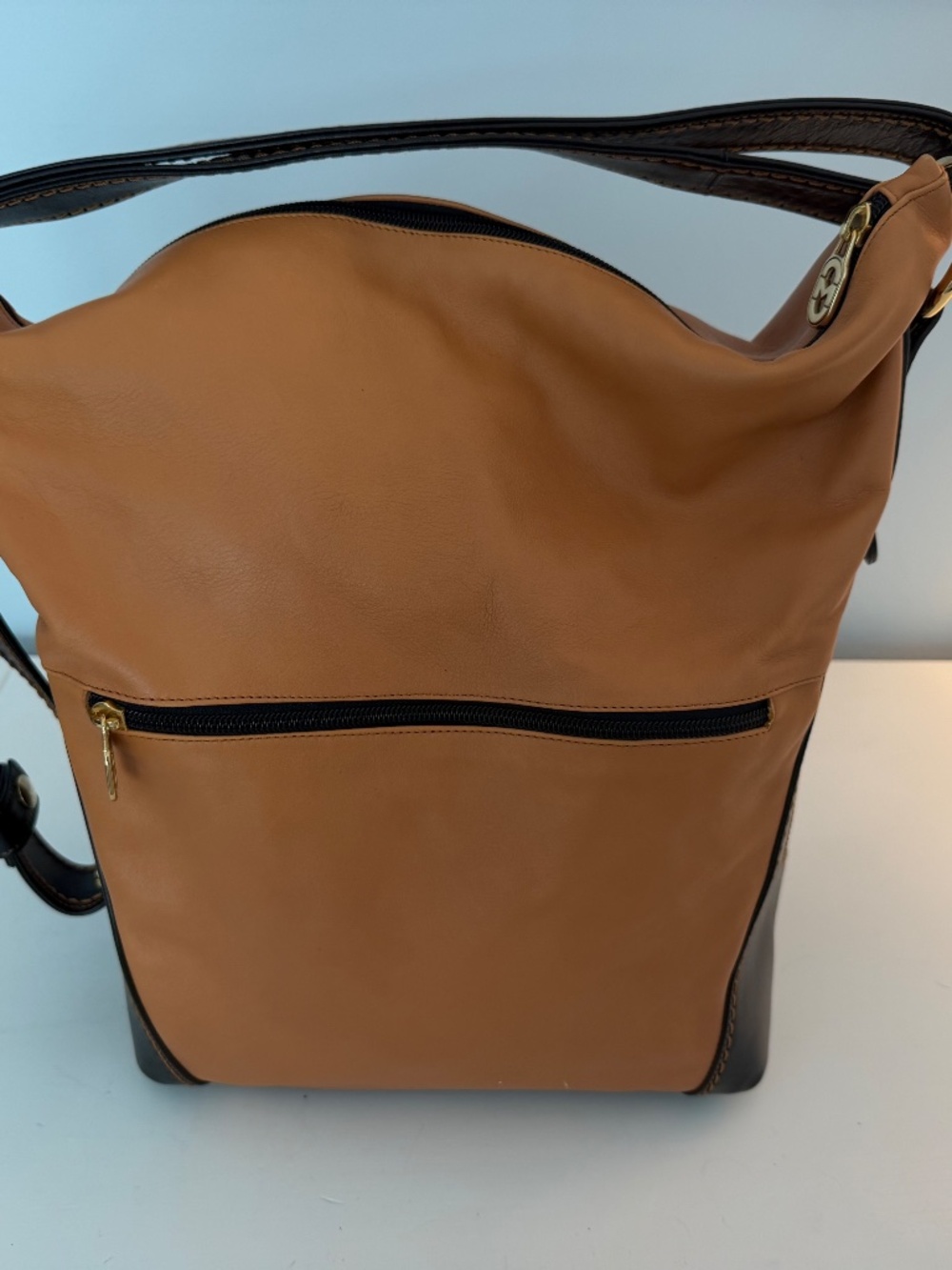 Marino Orlandi Buttery Leather Bucket Bag
